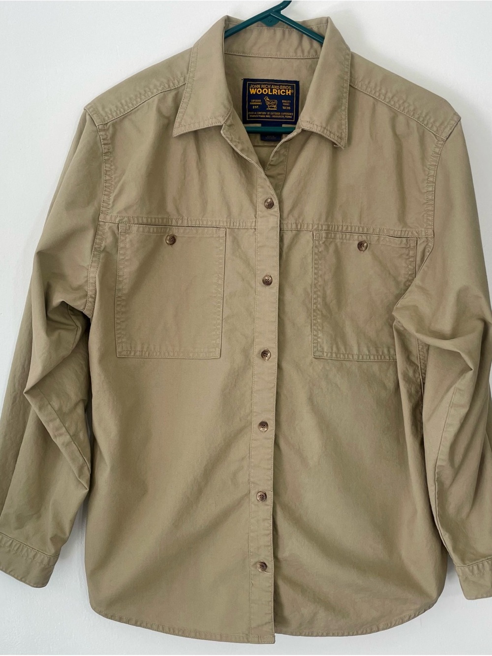 Vintage Woolrich John Rich & Bros Long Sleeve Utility Shirt